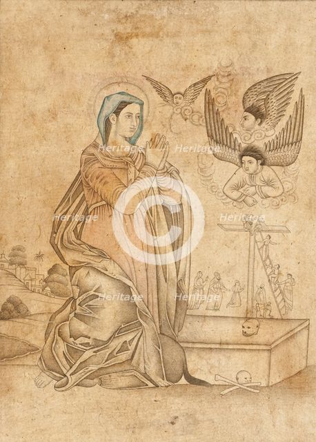 Composition with the Virgin Mary, c1675. Creator: Unknown.