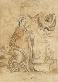 Composition with the Virgin Mary, c1675. Creator: Unknown