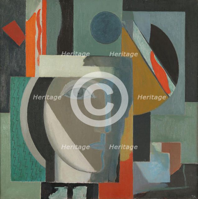 Composition with a Head, c1925. Creator: Ragnhild Kaarbo.