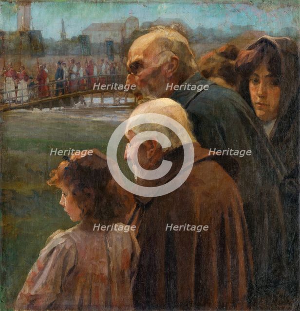 Composition with figures, 1890. Creator: Teodor Zemplényi.
