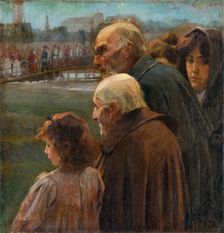 Composition with figures, 1890. Creator: Teodor Zemplényi