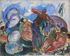 Composition with Figures, 1916. Creator: Jens Adolf Emil Jerichau