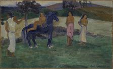 Composition with Figures and a Horse, 1902. Creator: Paul Gauguin