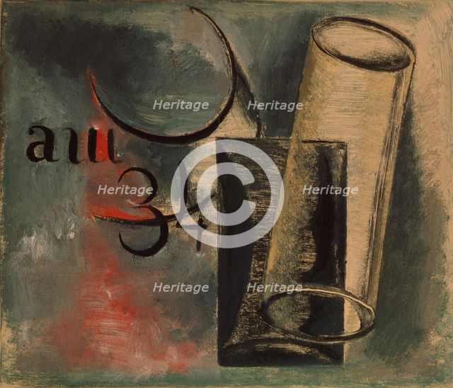 Composition with Geometric Bodies, 1934. Artist: Shevchenko, Alexander Vasilyevich (1883-1948)