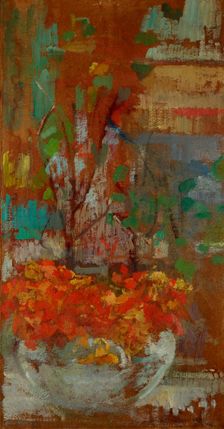Composition with Nasturtiums, c1906. Creator: Olga Boznanska