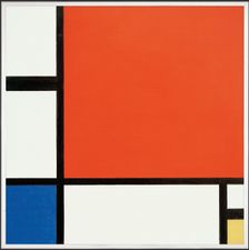 Composition with Red, Yellow, and Blue, 1930
