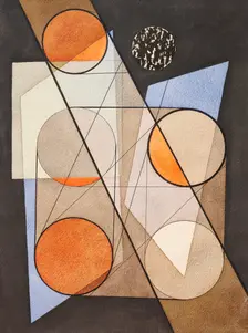 Composition with symmetrical circles, 1932. Creator: Moholy-Nagy, Laszlo (1895-1946)
