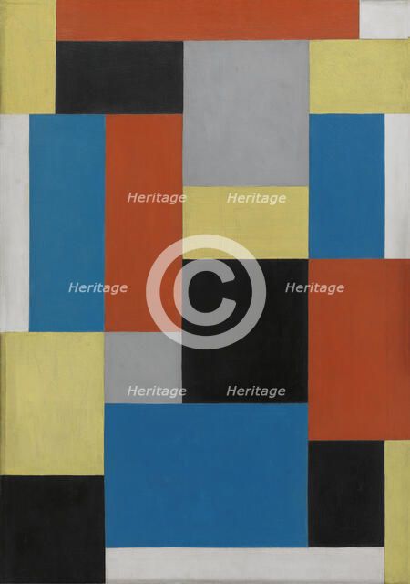 Composition XX, 1920. Creator: Doesburg, Theo van (1883-1931).