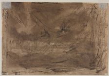 Compositional Study? (possibly for "Poussin’s Deluge") (verso), c. 1816. Creator: Théodore Géricault (French, 1791-1824)