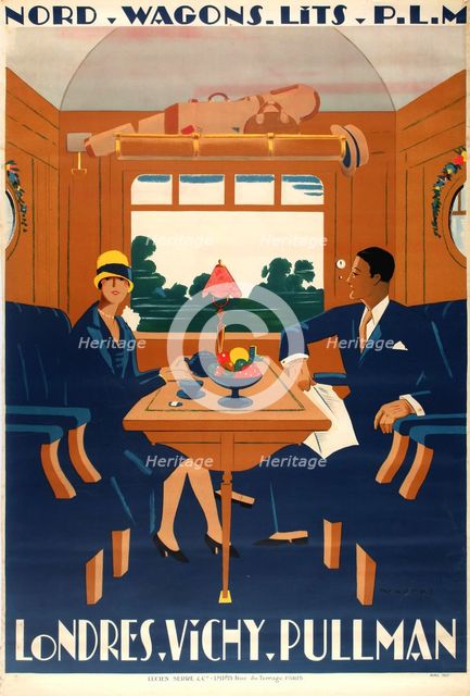 Compagnie Internationale des Wagons-Lits (International Sleeping-Car Company), 1927.