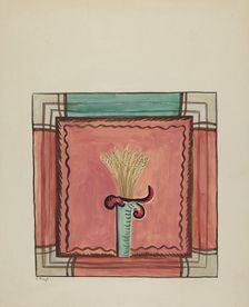 Companion Panel from Main Reredos, Church of Sanctuario, Chimayo, 1935/1942. Creator: E. Boyd