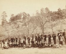 Company "C," 3rd US Infantry near Fort Meade, So Dak, 1890. Creator: John C. H. Grabill