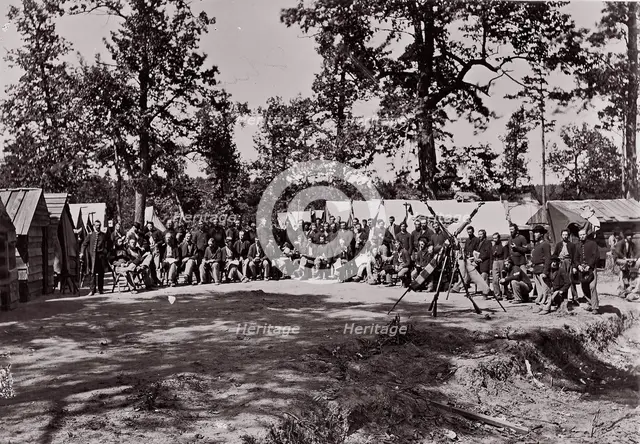 Company C, 9th Indiana Infantry (Sherman's Veterans), 1861-65. Creator: Unknown.
