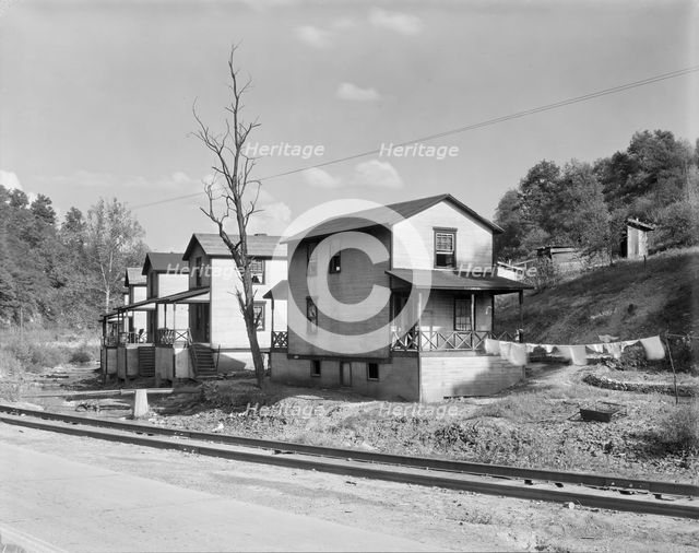 Company houses, Scott's Run mining camps near Morgantown, West Virginia, 1935. Creator: Walker Evans.