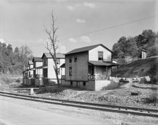 Company houses, Scott's Run mining camps near Morgantown, West Virginia, 1935. Creator: Walker Evans