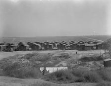 Company housing for Mexican cotton pickers, South of Corcoran, California, 1936. Creator: Dorothea Lange