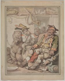Comparative Anatomy Study, c. 1810-1820. Creator: Thomas Rowlandson (British, 1756-1827)