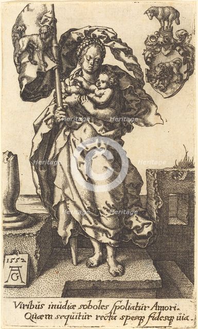 Compassion, 1552. Creator: Heinrich Aldegrever.