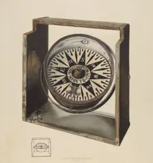 Compass, 1938. Creator: Lloyd Charles Lemcke
