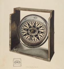 Compass, 1938. Creator: Lloyd Charles Lemcke