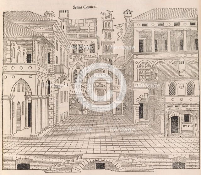 Compendium of Architectural Books by Sebastiano Serlio (Books I-V), 1544, 1545..., 1544, 1545, 1547. Creator: Sebastiano Serlio.