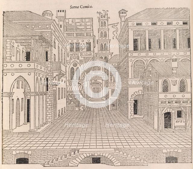 Compendium of Architectural Books by Sebastiano Serlio (Books I-V), 1544, 1545..., 1544, 1545, 1547. Creator: Sebastiano Serlio.