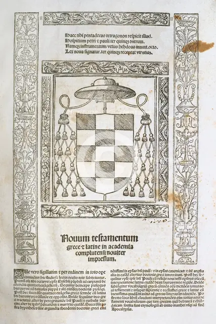 Complutensian Polyglot Bible, 1514-1517.  Creator: Unknown.