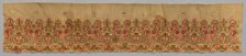Complete Skirt Border, 1700s. Creator: Unknown