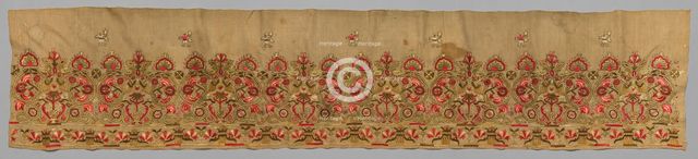 Complete Skirt Border, 1700s. Creator: Unknown.