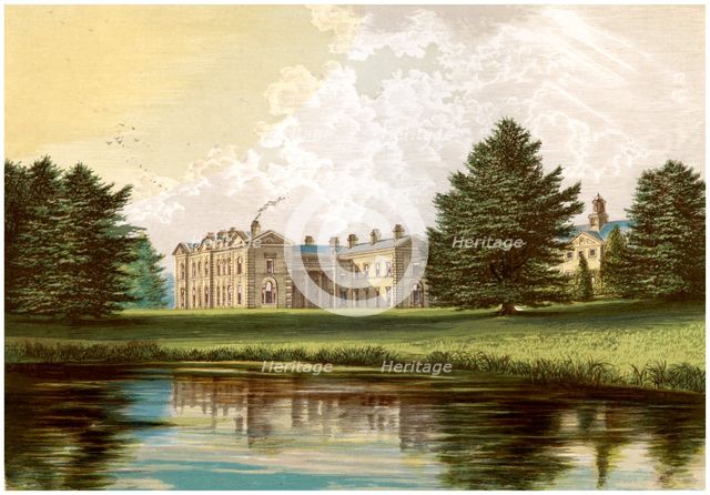 Compton Verney, Warwickshire, home of Lord Willoughby de Broke, c1880. Artist: Unknown