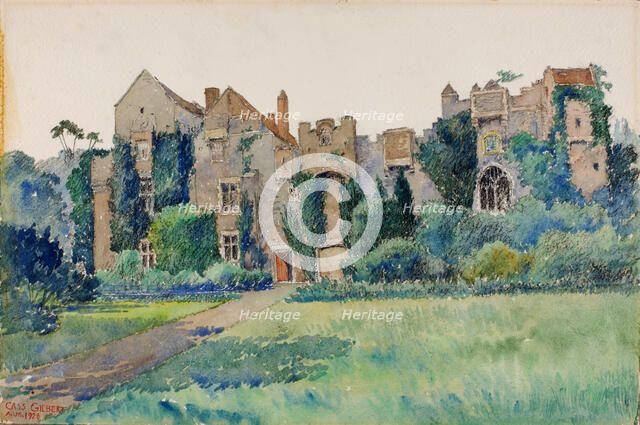Compton Castle, Devonshire, England, 1928. Creator: Cass Gilbert.