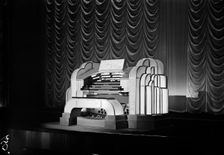 Compton organ at the Odeon, Haverstock Hill, Camden, London, 1934. Artist: J Maltby