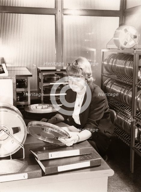 Computer department, Rowntree factory, York, Yorkshire, 1964. Artist: Unknown