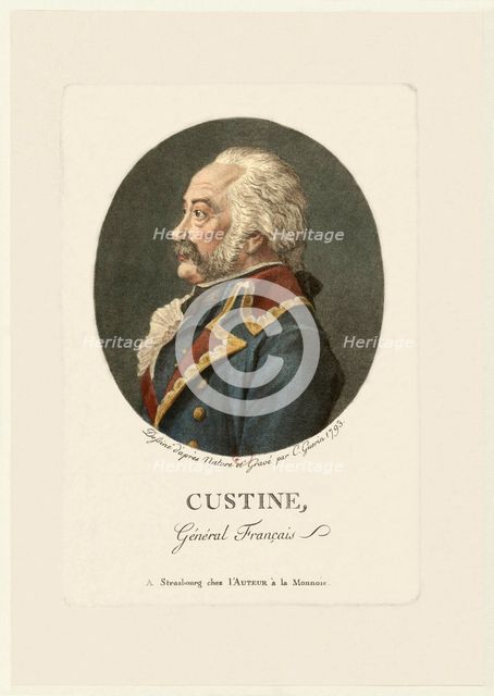 Comte Adam Philippe de Custine (1740-1793), 1793.