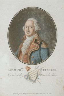 Comte Adam Philippe de Custine (1740-1793), 1793. Creator: Alix, Pierre-Michel (1762-1817)