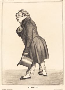 Comte de Kératry, 1833. Creator: Honore Daumier
