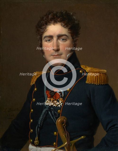 Comte Henri-Amédée-Mercure De Turenne-D'Aynac, 1816. Creator: Jacques-Louis David.