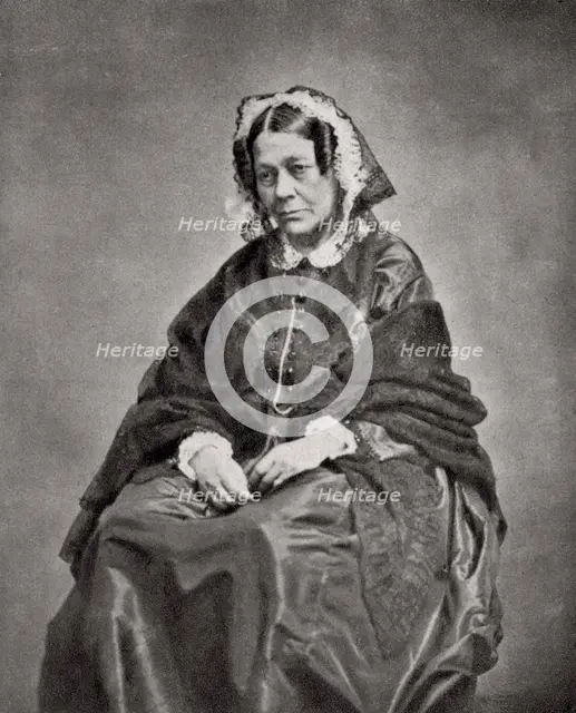 Comtesse de Segur, Russian-born French author, 1860. Artist: Unknown