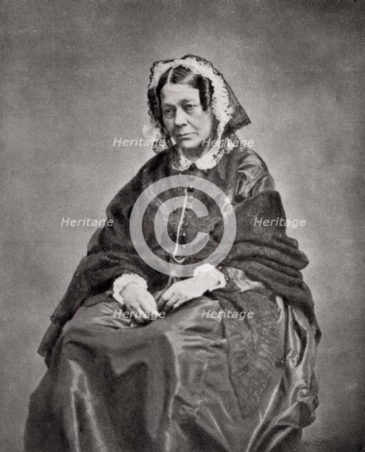 Comtesse de Segur, Russian-born French author, 1860. Artist: Unknown