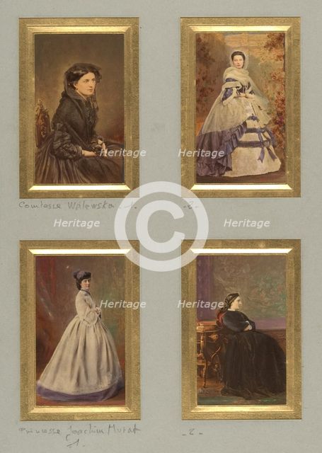[Comtesse Walewska and Princesse Joachim Murat], before 1865. Creators: Pierre-Louis Pierson, Marck.