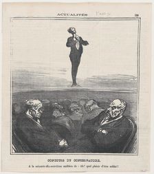 Concours du Conservatoire, 1870. Creator: Honore Daumier