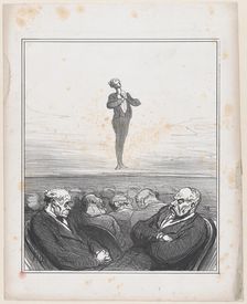 Concours du Conservatoire, 1870. Creator: Honore Daumier