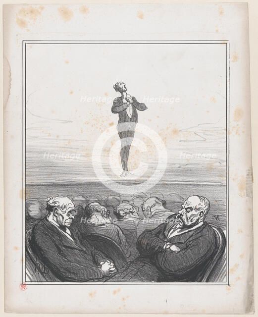 Concours du Conservatoire, 1870.  Creator: Honore Daumier.