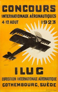 Concours Internationaux Aéronautiques , 1923. Creator: Meurling, Carl (1879-1929)