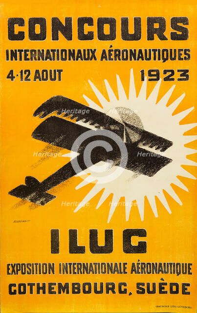 Concours Internationaux Aéronautiques , 1923. Creator: Meurling, Carl (1879-1929).
