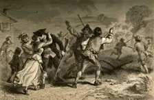 Concord - The First Blow for Liberty (1877). Creator: Albert Bobbett