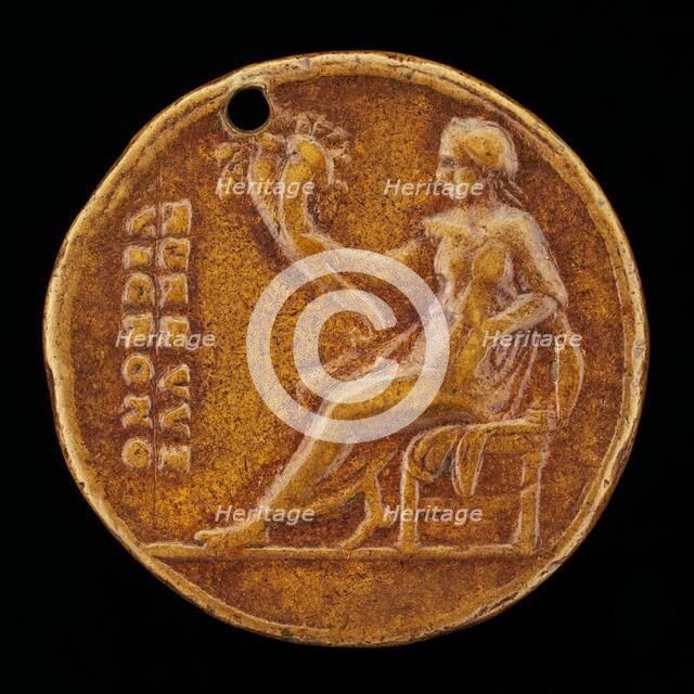 Concord Holding Cornucopiae [reverse]. Creator: Valerio Belli.