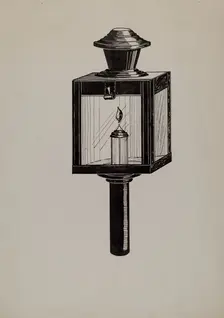 Concord Stage Lamp, 1936. Creator: Florence Huston