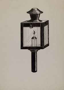 Concord Stage Lamp, 1936. Creator: Florence Huston