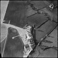 Concorde G-AXDN at Bristol Filton Airport Engine-Running Base, Catbrain, 1971. Creator: Aerofilms